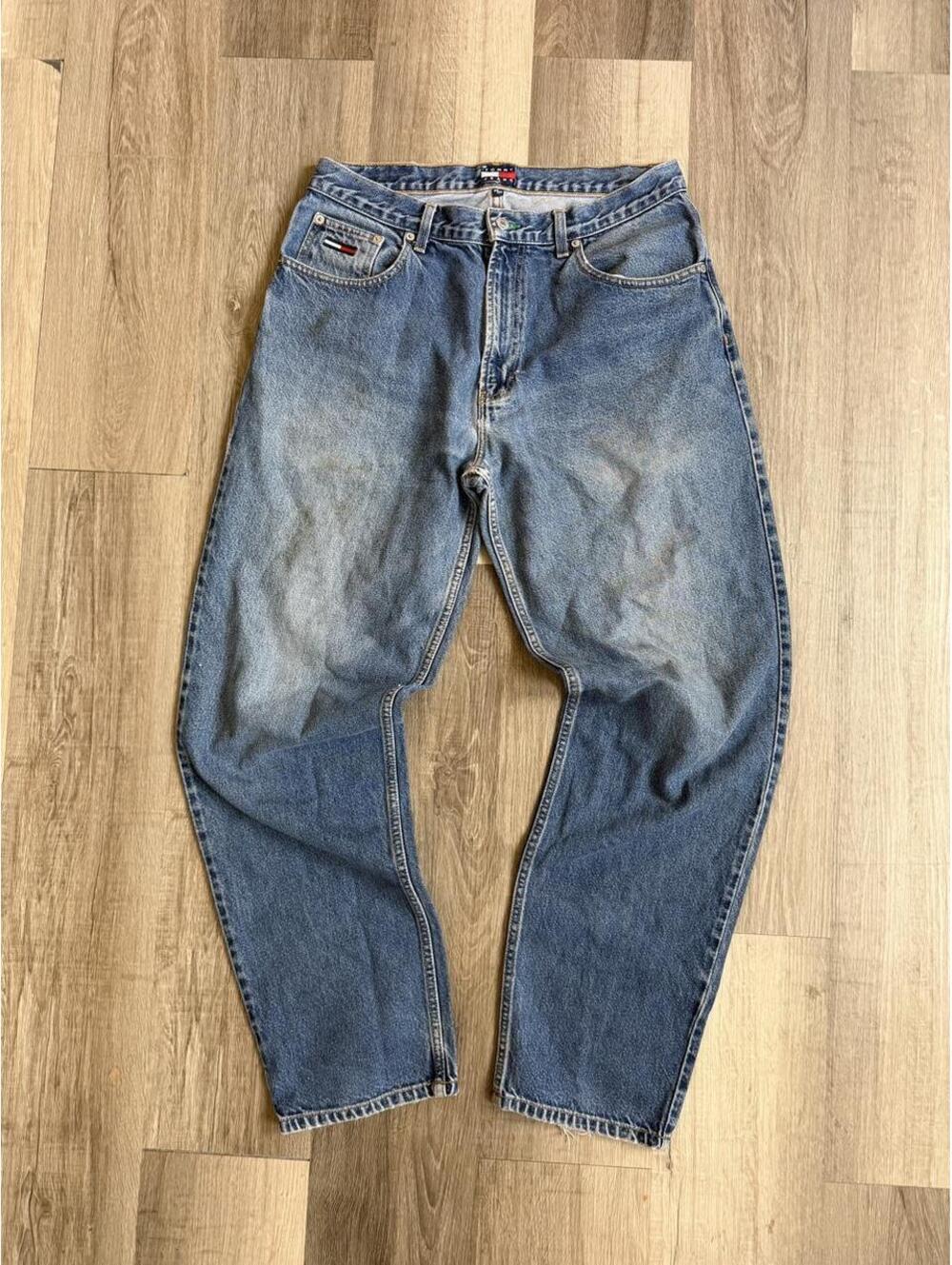 Y2K Tommy Hilfiger blue jeans size 34 #denim grunge #tommy